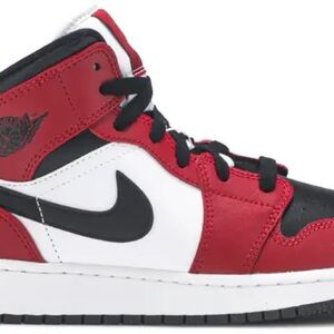 Jordan Black and Red Sneakers